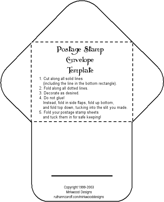 Postage Stamp Template